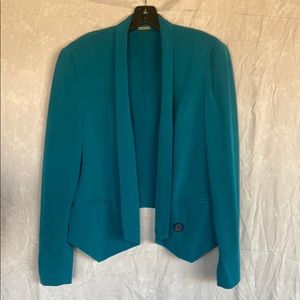 Rebecca Minkoff blazer jacket.  Aqua blue size M